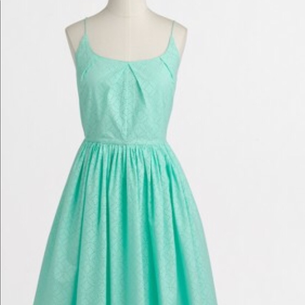 Jcrew geo eyelet dress sz12